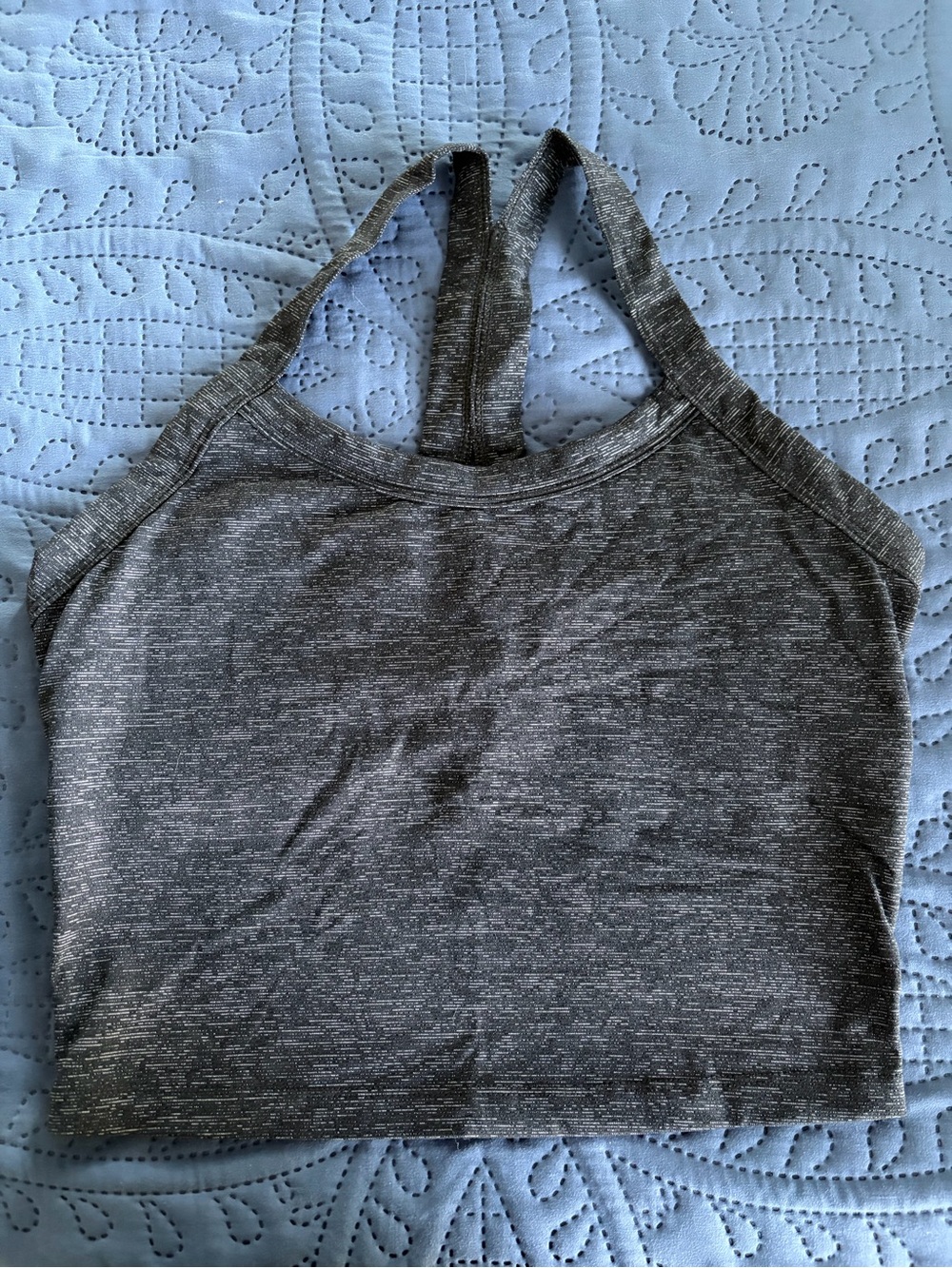 Born Primitive Heather Gray Racerback Sports Bra
